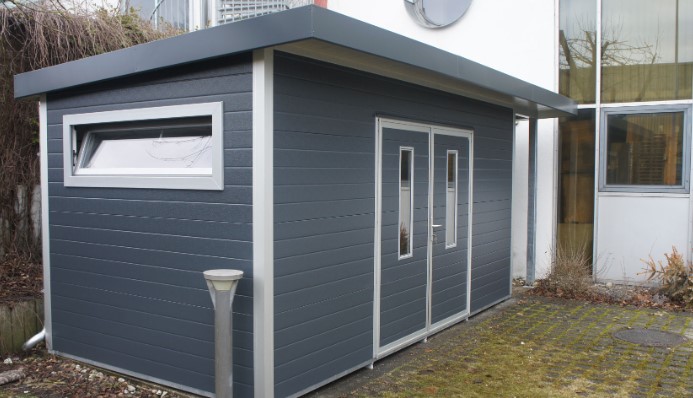 Aluminium Tuinhuis lessenaarsdak