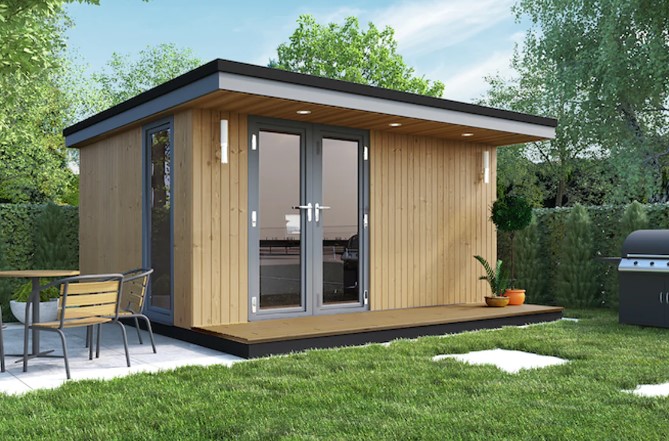 Luxe Tuinhuizen met overkapping