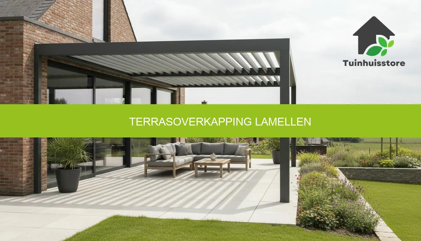 Terrasoverkapping lamellen