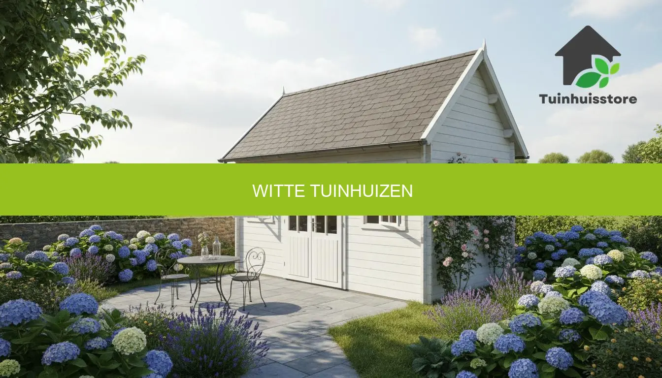 Witte tuinhuizen